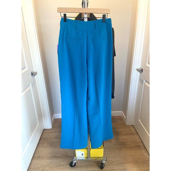S 🔖 SERGIO HUDSON x Target Teal Blue High-Waist Wide Leg Tailored Trousers - Picture 7 of 10